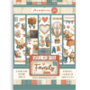 STAMPERIA - Collezione Family -Washi pad 8 sheets A5