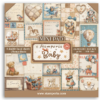 STAMPERIA -  Collezione Baby - Mini Pad 6 fogli cm 20,3x20,3 8"x8"