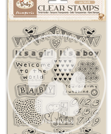 STAMPERIA -  Collezione Baby - Timbro acrilico cm 14x18