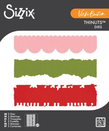 Sizzix Thinlits Die by Vicki Boutin Double Edgers (3pcs)