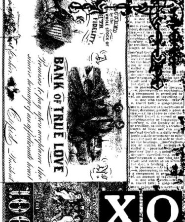 Stampers Anonymous Love Tim Holtz Components Cling Mount Collage Stamp