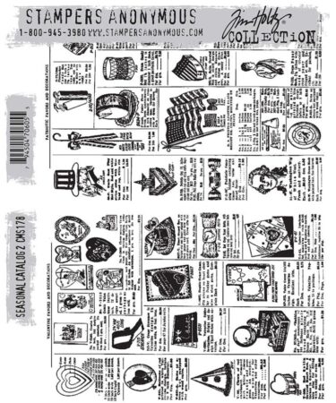 Stampers Anonymous Seasonal Catalog 2 Tim Holtz Cling Stamps
