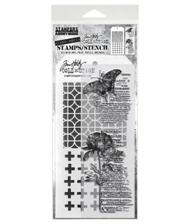 Stampers Anonymous Mixed Media #60 Tim Holtz Stamps/Stencil