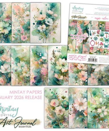 Alternative view of Mintay - 6 x 8 Art Journal Paper Pad - Magic Colors