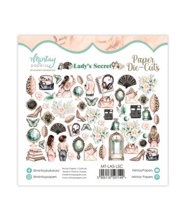 Alternative view of Mintay - Paper Die-Cuts - Lady's Secret, 60 pcs