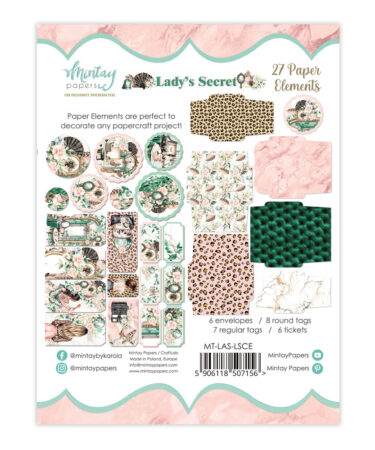 Alternative view of Mintay - Paper Elements - Lady's Secret, 27 pcs