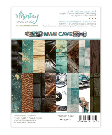 Mintay - 6 x 8 Add-On Paper Pad - Man Cave