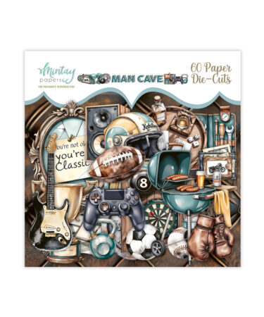 Mintay - Paper Die-Cuts - Man Cave, 60 pcs
