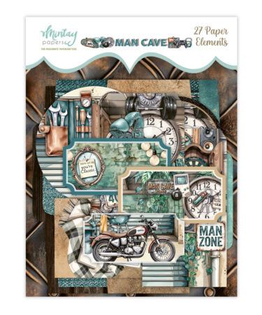 Mintay - Paper Elements - Man Cave, 27 pcs