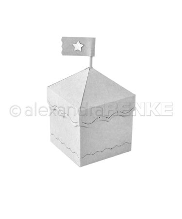 ALEXANDRA RENKE- set di fustelle -'Festliche Zelt Box'