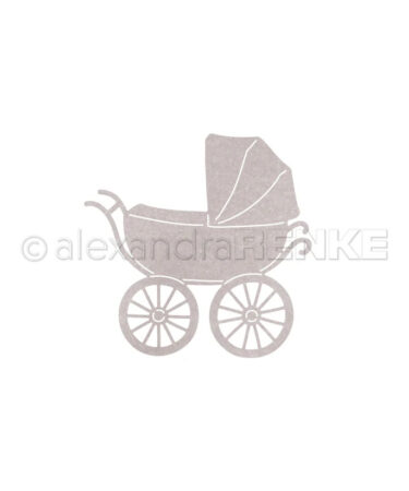 ALEXANDRA RENKE- set di fustelle - 'Sanfter Kinderwagen'