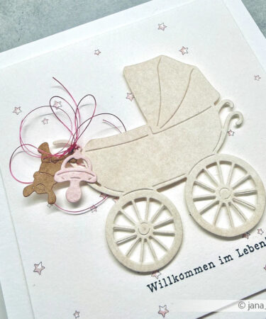 Alternative view of ALEXANDRA RENKE- set di fustelle - 'Sanfter Kinderwagen'