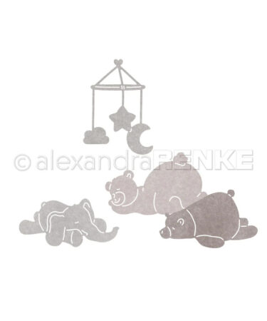 ALEXANDRA RENKE- set di fustelle - 'Schlafgefährten'