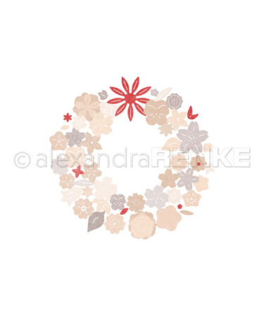 ALEXANDRA RENKE- set di fustelle -'Blumenwiese'