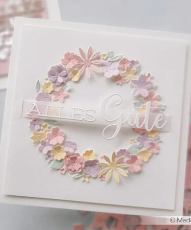 Alternative view of ALEXANDRA RENKE- set di fustelle -'Blumenwiese'