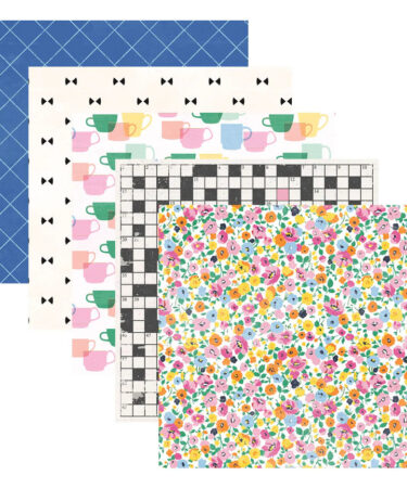 Spellbinders - Rosie's Studio - Collezione Breakfast in Bed - 12x12" Designer Paper Pack