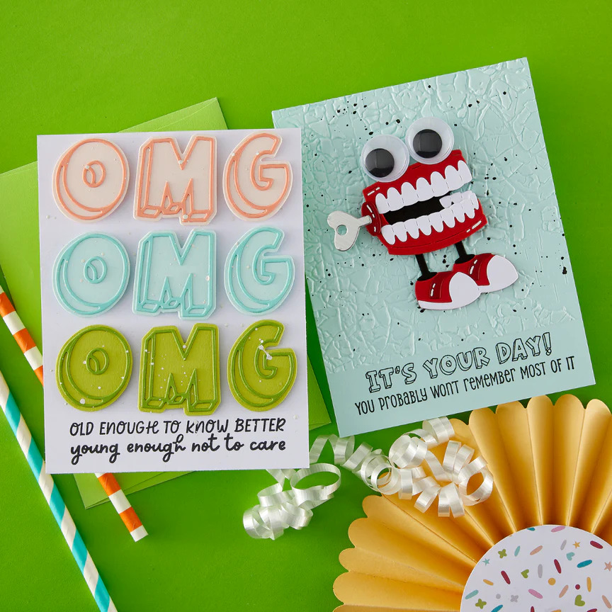 SPELLBINDERS - Collezione Aged to Perfection - Aged to Perfection Dies and Stamp Bundle - immagine 2