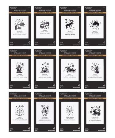 SPELLBINDERS - Collezione Block Print Zodiacs -  Registration Press + Foil Bundle