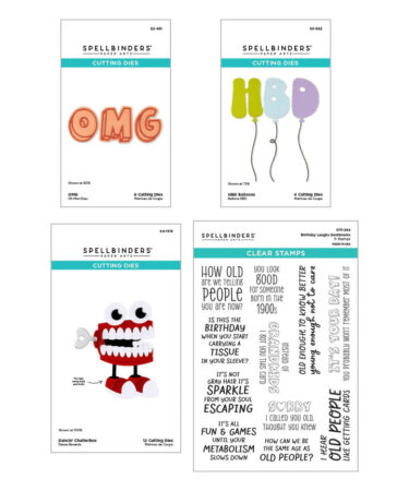 SPELLBINDERS - Collezione Aged to Perfection - Aged to Perfection Dies and Stamp Bundle