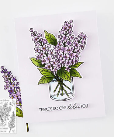 Alternative view of Hero Arts - Collezione Spring Meadow - No One Lilac You Clear Stamp Set