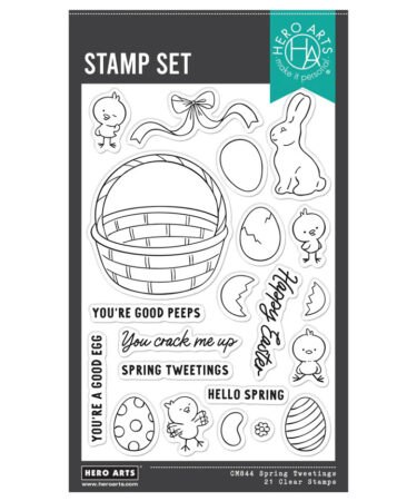 Hero Arts - Collezione Eggstra Special- Spring Tweetings Clear Stamp Set