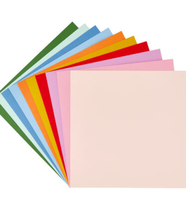 Spellbinders - Rosie's Studio - Collezione Breakfast in Bed - Spark ColorWheel Cardstock Assortment 12" x 12" - 10 fogli