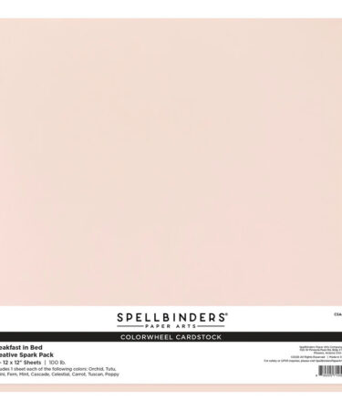 Alternative view of Spellbinders - Rosie's Studio - Collezione Breakfast in Bed - Spark ColorWheel Cardstock Assortment 12" x 12" - 10 fogli