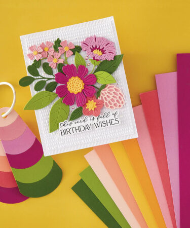 Alternative view of SPELLBINDERS - Blooms ColorWheel Cardstock Assortment 8.5 x 11" - 10 fogli