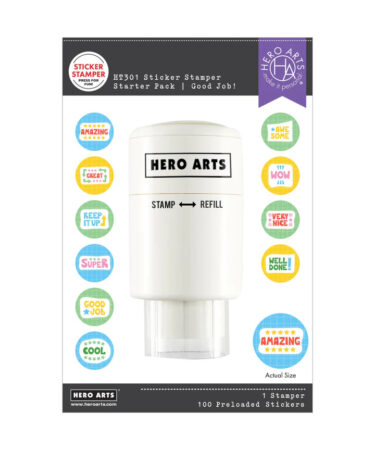 Hero Arts Good Job Sticker Stamper Starter Pack