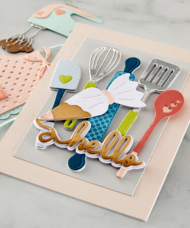 Alternative view of SPELLBINDERS - Collezione Make It & Bake it- Fluff, Frost & Roll Etched Dies by Tina Smith