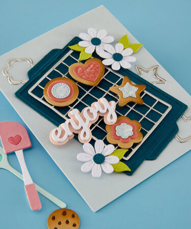 Alternative view of SPELLBINDERS - Collezione Make It & Bake it- Cool It Cookie Rack Etched Dies by Tina Smith