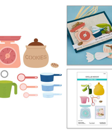 SPELLBINDERS - Collezione Make It & Bake it- Measure Mates Etched Dies by Tina Smith