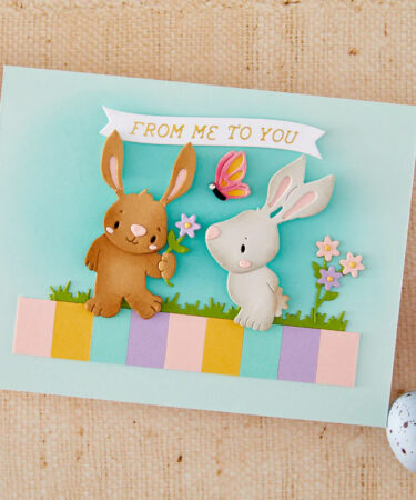 Alternative view of SPELLBINDERS - Collezione Happy Spring by Simon Hurley - Bunny Buddies Etched Dies