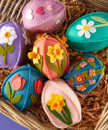 Alternative view of SPELLBINDERS - 3D Eggs & Flowers Felt Décor Etched Dies by Sandi MacIver