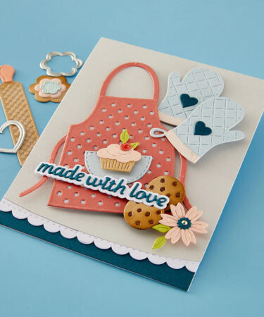 Alternative view of SPELLBINDERS - Collezione Make It & Bake it- Made With Love Etched Dies by Tina Smith