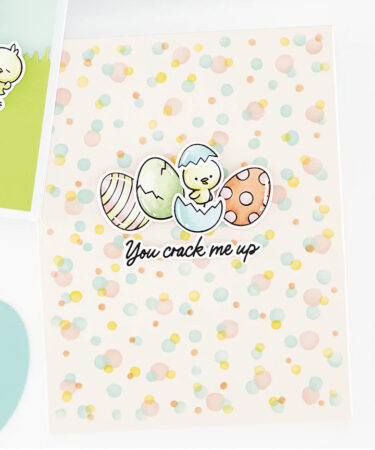 Alternative view of Hero Arts - Collezione Eggstra Special- Confetti Layering Stencil Set