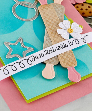 Alternative view of SPELLBINDERS - Collezione Make It & Bake it- Sugared Expressions Clear Stamp Set by Tina Smith