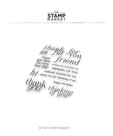 THE STAMP MARKET - FRIENDLY THOUGHTS STAMP