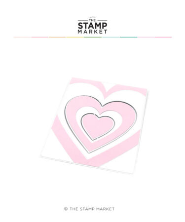 THE STAMP MARKET - I HEART YOU COVER DIE