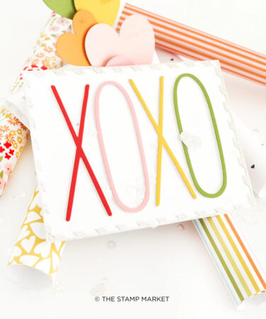 Alternative view of THE STAMP MARKET - XOXO DIE