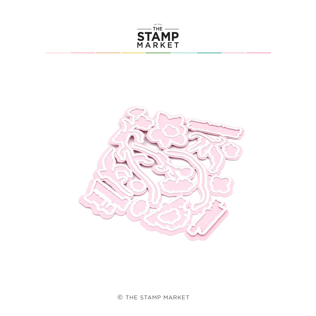 THE STAMP MARKET - GARDEN IMPRESSIONS DIE