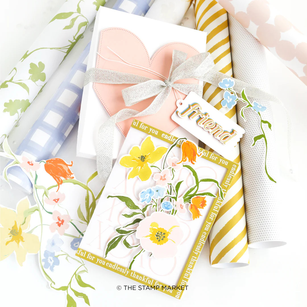 THE STAMP MARKET - GARDEN IMPRESSIONS DIE - immagine 2