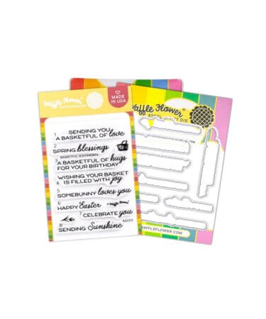 WAFFLE FLOWER - Basketful Sentiments Combo