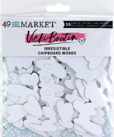 49 and Market - Collezione IRRESTIBLE -Chipboard Words
