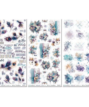 Alternative view of 49 and Market - Collezione Plume & Petal - 6 x12 Rub-on Transfer Set - Blendable