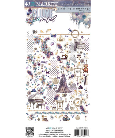 49 and Market - Collezione Plume & Petal -Laser Cut Elements