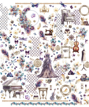 Alternative view of 49 and Market - Collezione Plume & Petal -Laser Cut Elements