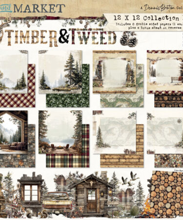 49 and Market - Collezione Timber and Tweed -  12 x12 Collection Pack