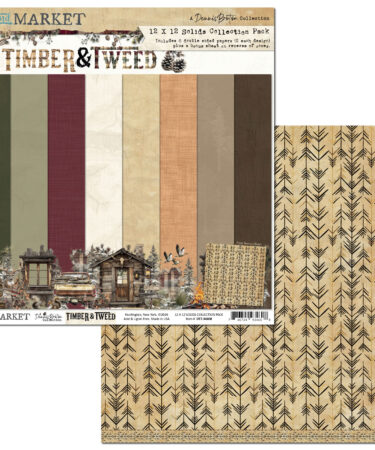 Alternative view of 49 and Market - CollezioneTimber and Tweed - 12 x12  Collection Pack -SOLIDS