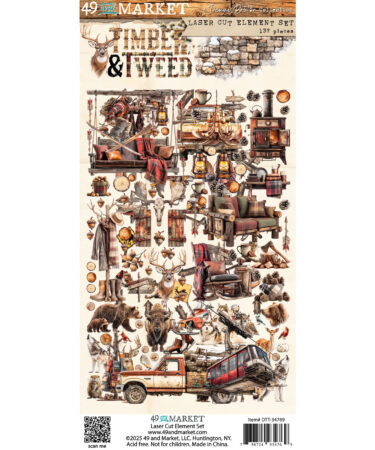 49 and Market - Collezione Timber and Tweed - Laser Cut Elements